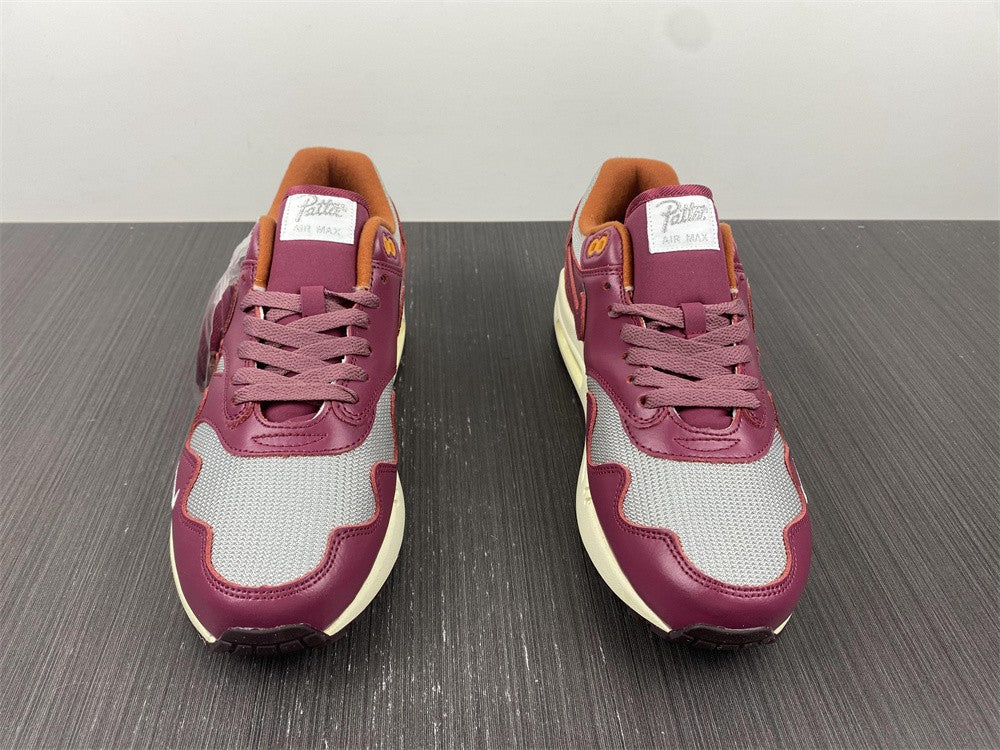 NIKE AIR MAX 1 PATTA WAVES "RUSH MAROON"