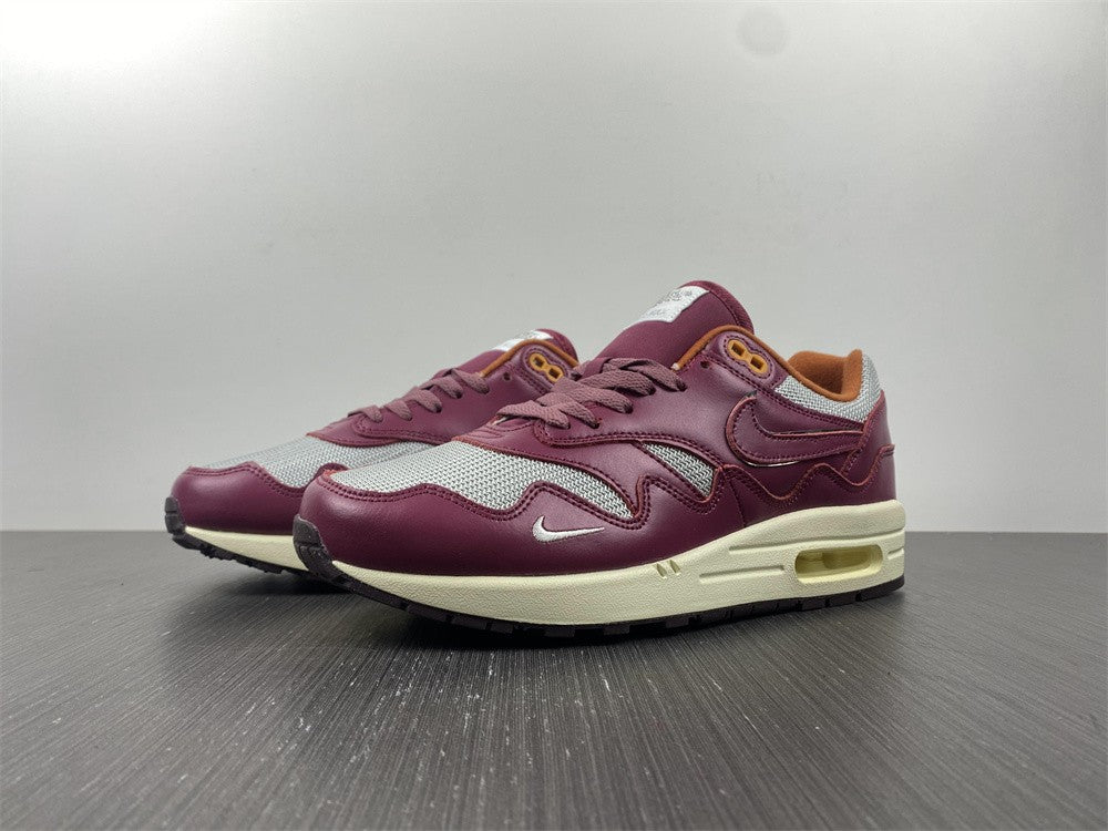 NIKE AIR MAX 1 PATTA WAVES "RUSH MAROON"