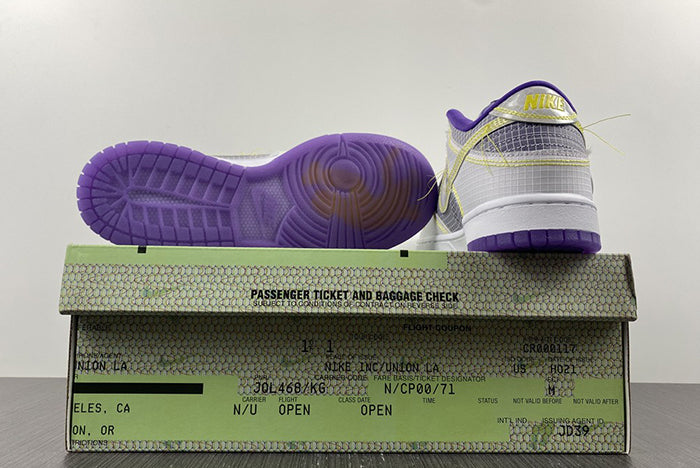 NIKE DUNK LOW UNION PASSPORT PACK COURT PURPLE