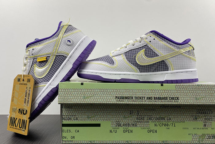 NIKE DUNK LOW UNION PASSPORT PACK COURT PURPLE