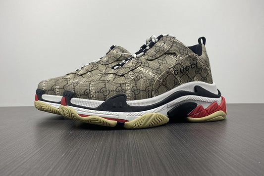 BALENCIAGA X GUCCI THE HACKER PROJECT TRIPLE S BEIGE