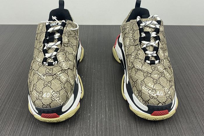 BALENCIAGA X GUCCI THE HACKER PROJECT TRIPLE S BEIGE