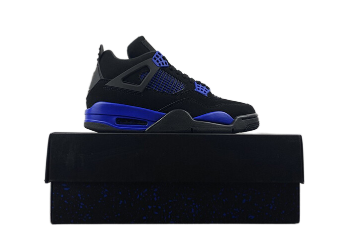 AIR JORDAN 4 "BLACK/BLUE"