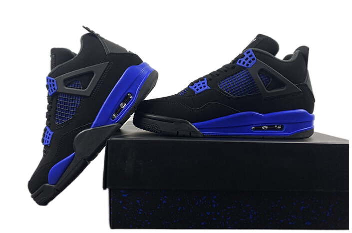 AIR JORDAN 4 "BLACK/BLUE"