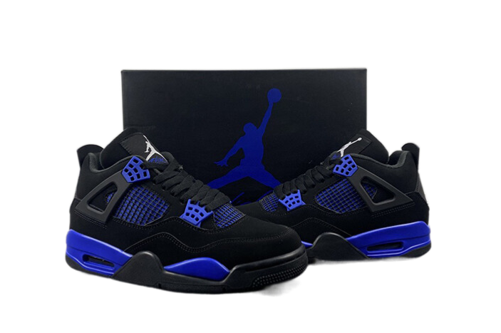 AIR JORDAN 4 "BLACK/BLUE"