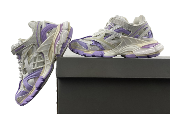 BALENCIAGA TRACK.2 PURPLE WHITE