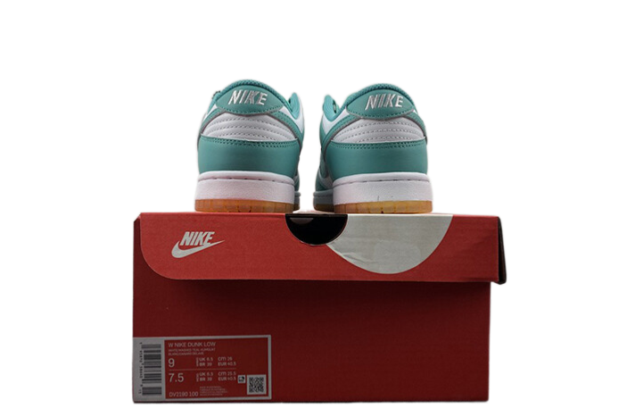 NIKE DUNK LOW WHITE TURQUOISE