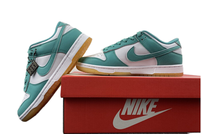 NIKE DUNK LOW WHITE TURQUOISE