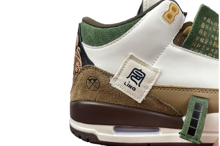 AIR JORDAN 3 RETRO SE "WHITE DARK BROWN GREEN"
