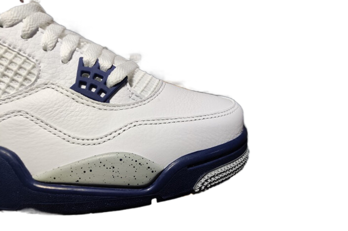 AIR JORDAN 4 RETRO "WHITE MIDNIGHT NAVY"