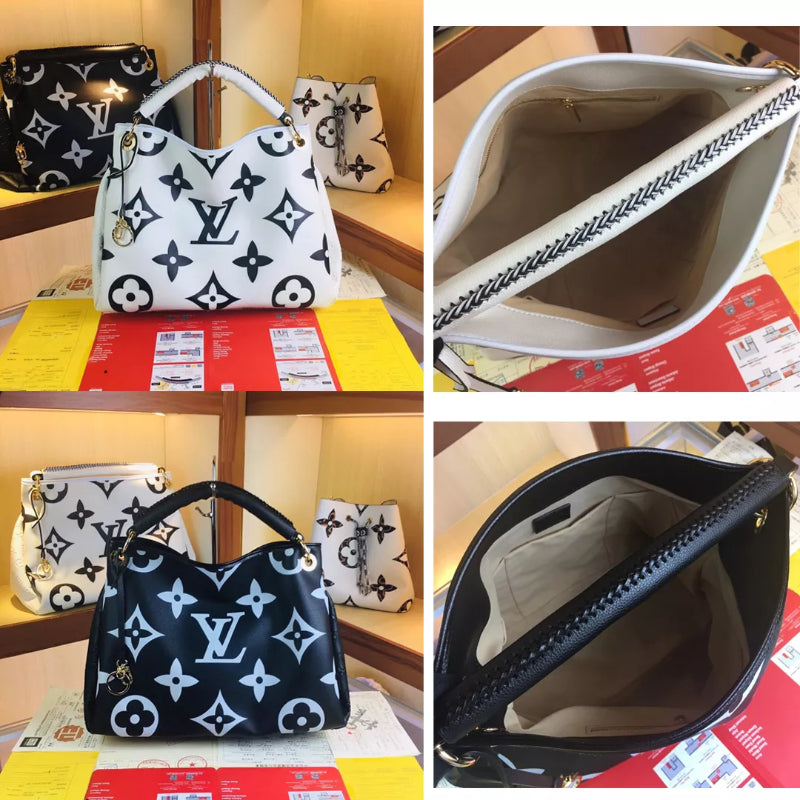 LOUIS VUITTON 46x32x24CM ARTSY MM MONOGRAM EMPREINTE 3A
