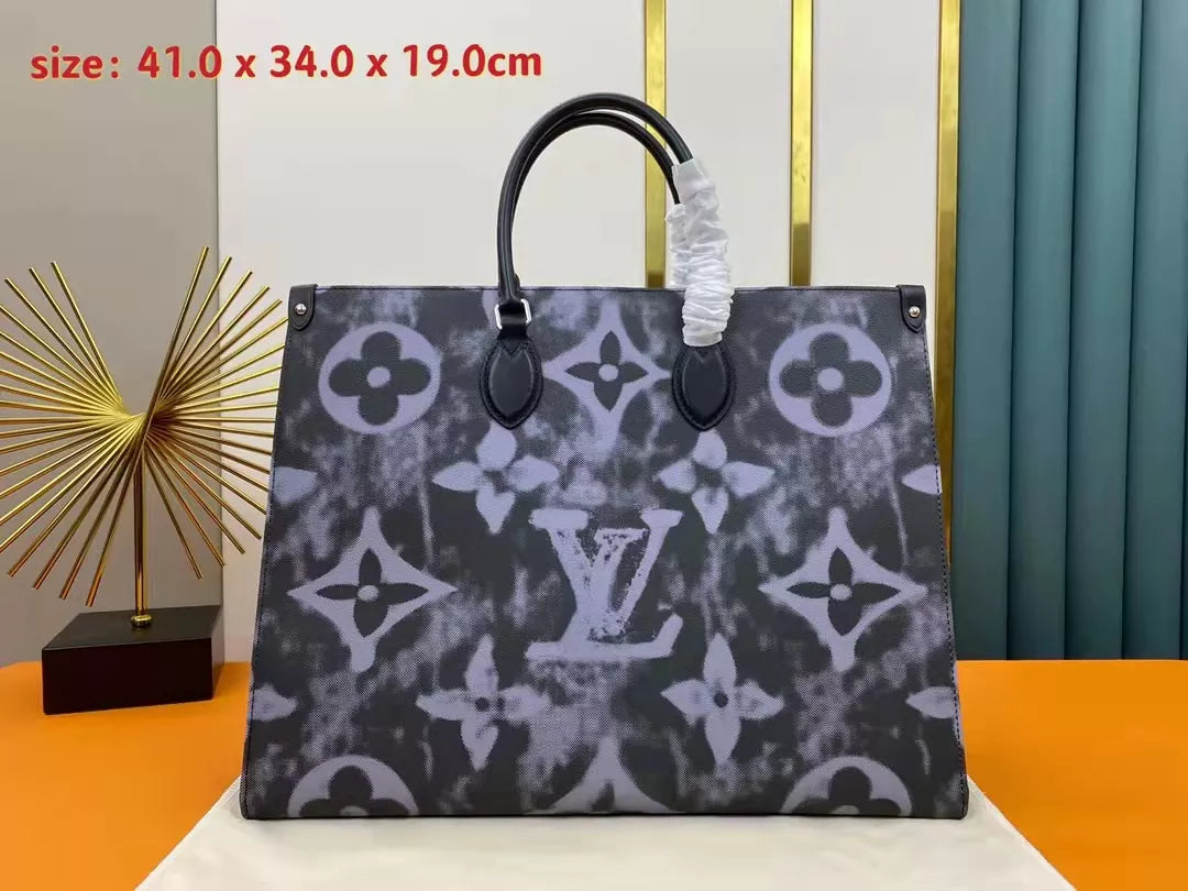 LOUIS VUITTON MM 34.0 X 26.0 X 13.0 CM GM 41.0 X 34.0 X 19.0 CM MONOGRAM REVERSE ONTHEGO