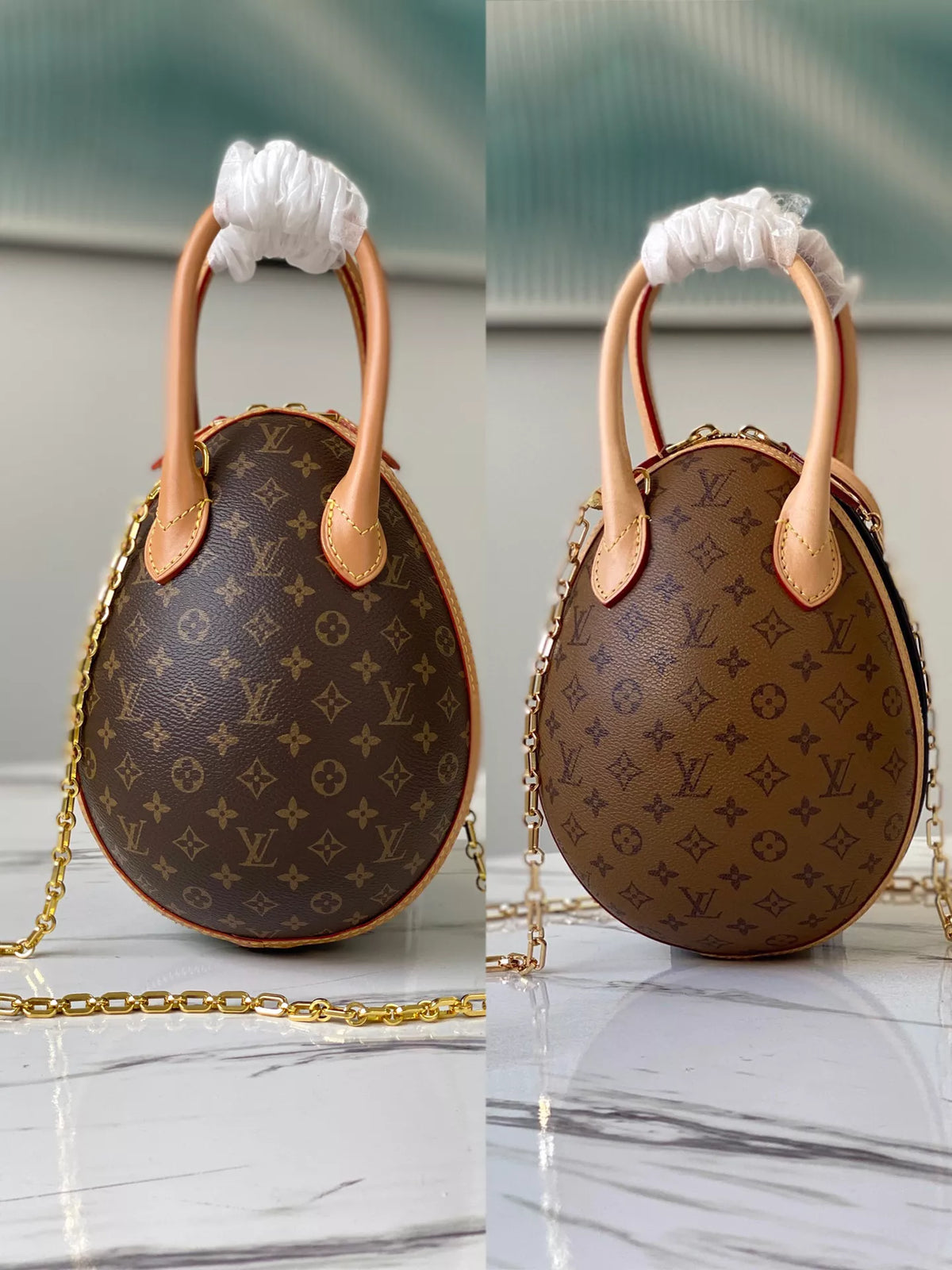 LOUIS VUITTON  20.0 X 12.0 X 12.0 CM EGG VVN