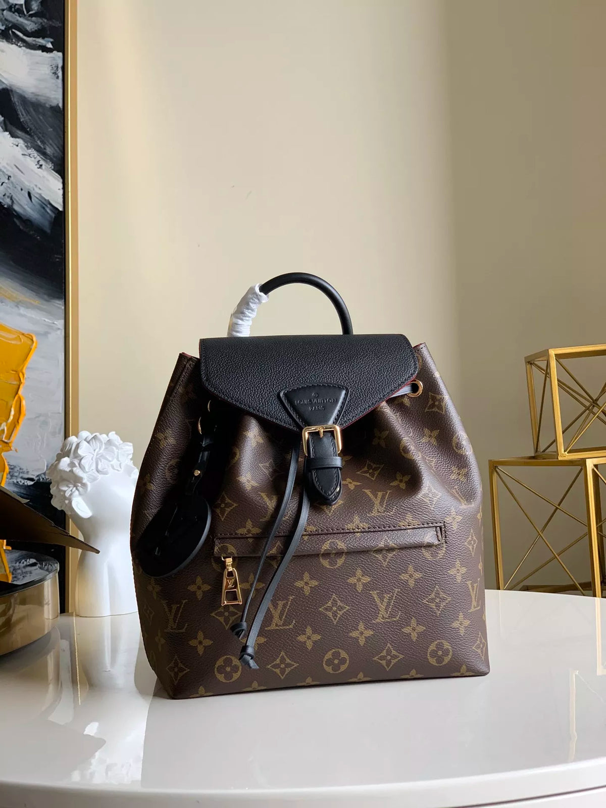 LOUIS VUITTON 27.5 X 33.0 X 14.0CM MONTSOURIS BACKPACK