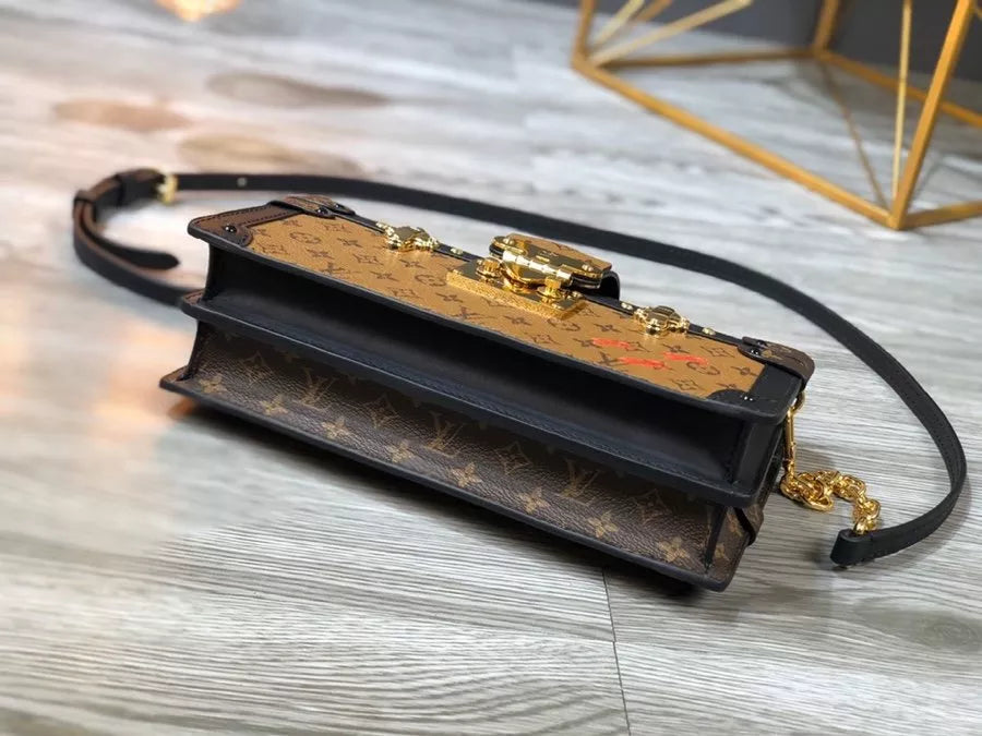 LOUIS VUITTON 20*12*5.5CM TRUNK PETITE MALLE BAG