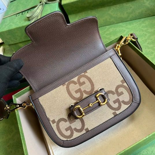 LOUIS VUITTON  20.5*14*5CM ARIA FASHION ARIA SERIES, ORIGINAL LEATHER SADDLE BAG, BROWN / CANVAS