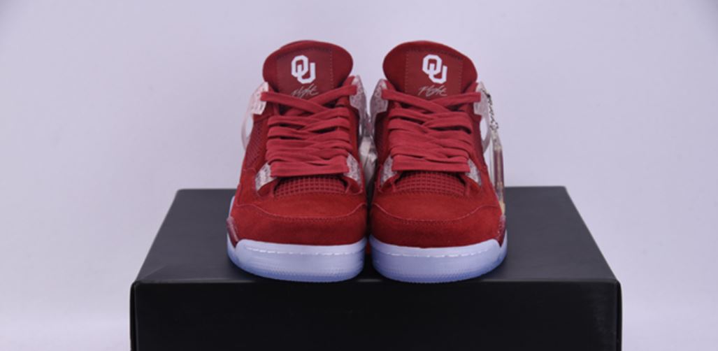 AIR JORDANS 4 RETRO "OKLAHOMA SOONERS"