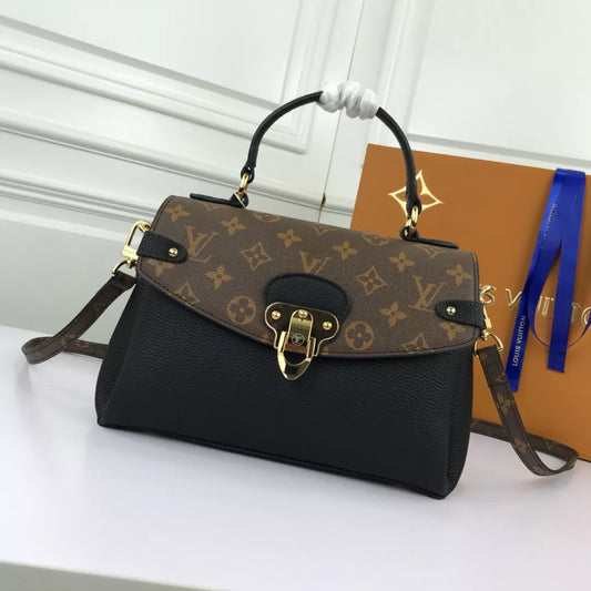 LOUIS VUITTON 26X18X9CM CALFSKIN EMBOSSING SHOULDER HANDLE BAG 3 COLROS