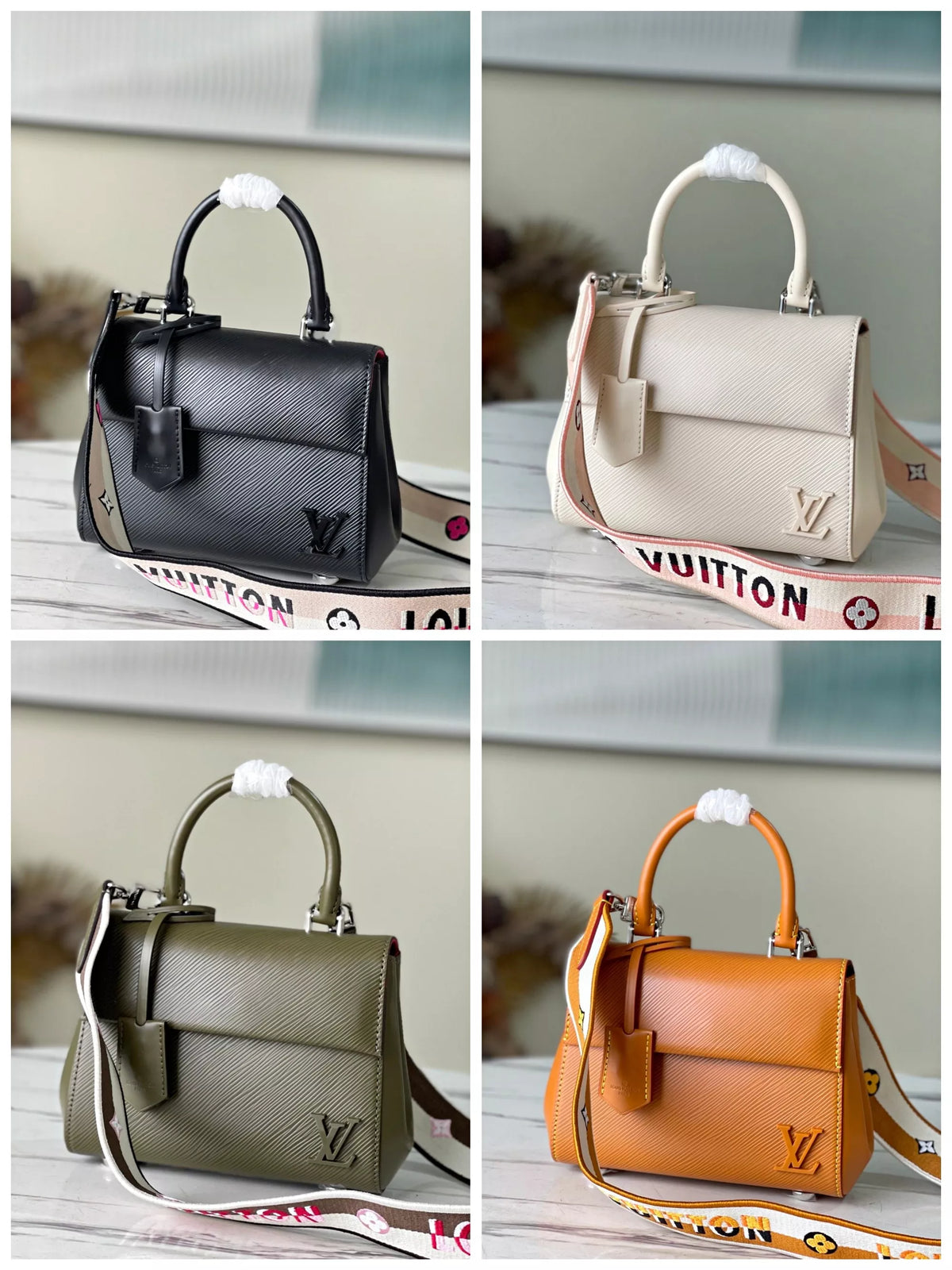 LOUIS VUITTON 20*16*7.5CM CLUNY MINI HANDBAG, EPI LEATHER