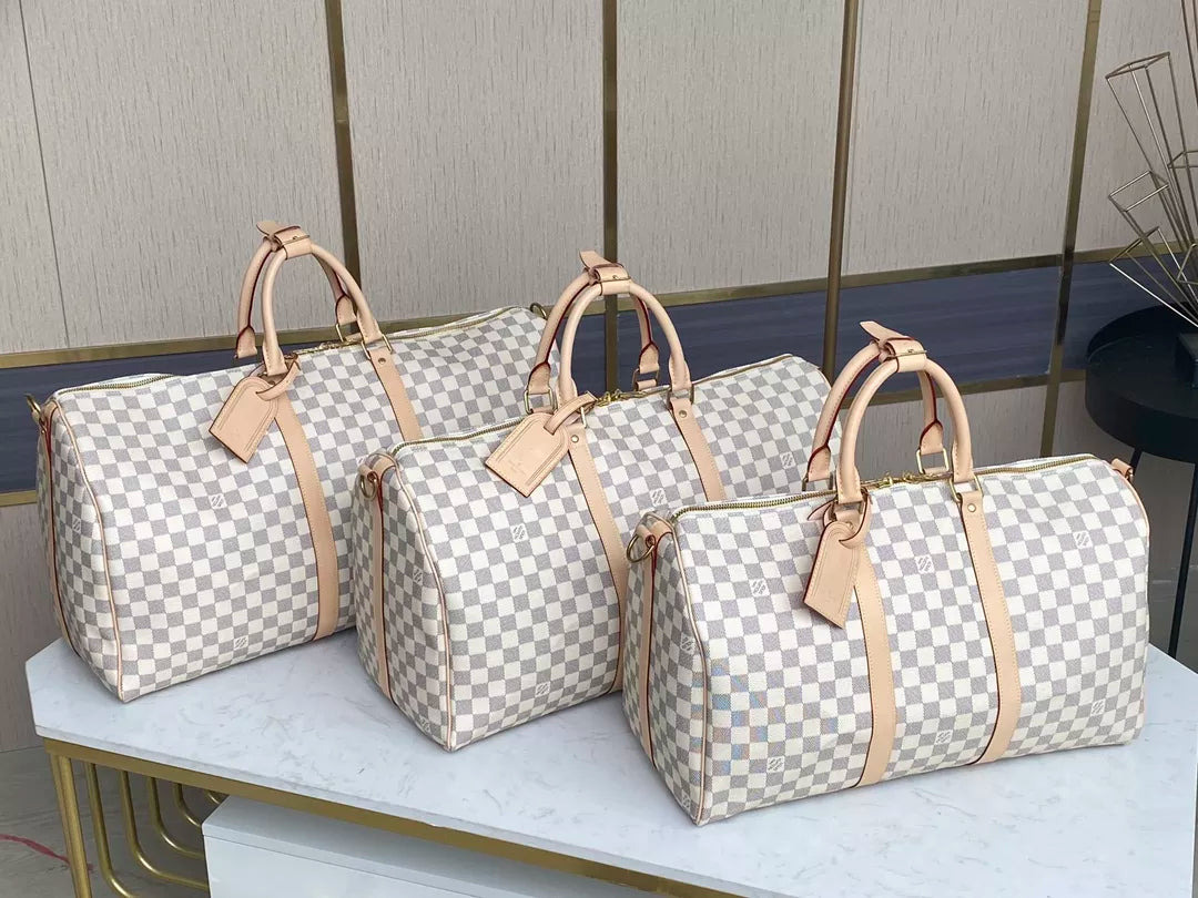 LOUIS VUITTON 45CM 45.0 X 27.0 X 20.0 CM/50CM 50X29X22CM/55CM 55X31X24CM KEEPALL