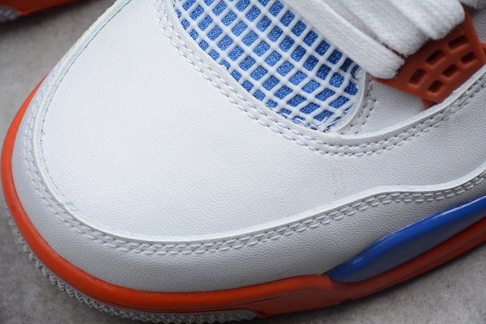AIR JORDAN 4 WHITE/BRIGHT "CRIMSON-ROYAL BLUE"