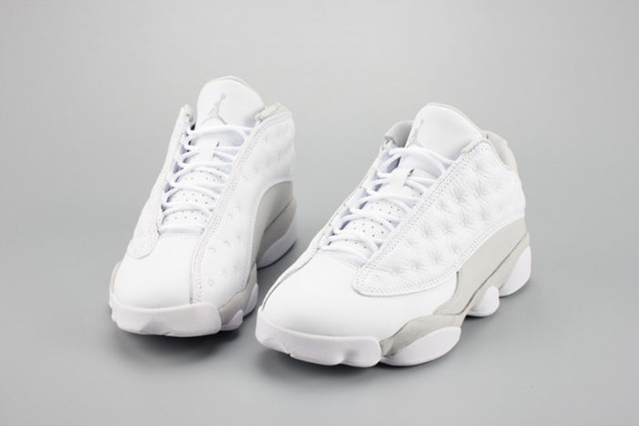 AIR JORDAN 13 LOW “PURE MONEY WHITE"