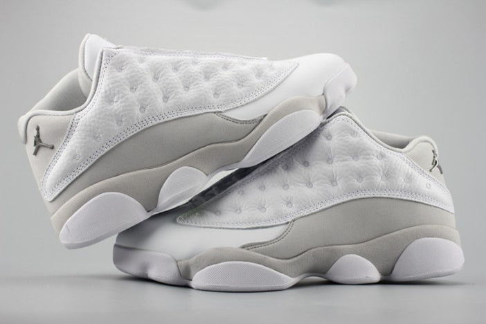 AIR JORDAN 13 LOW “PURE MONEY WHITE"