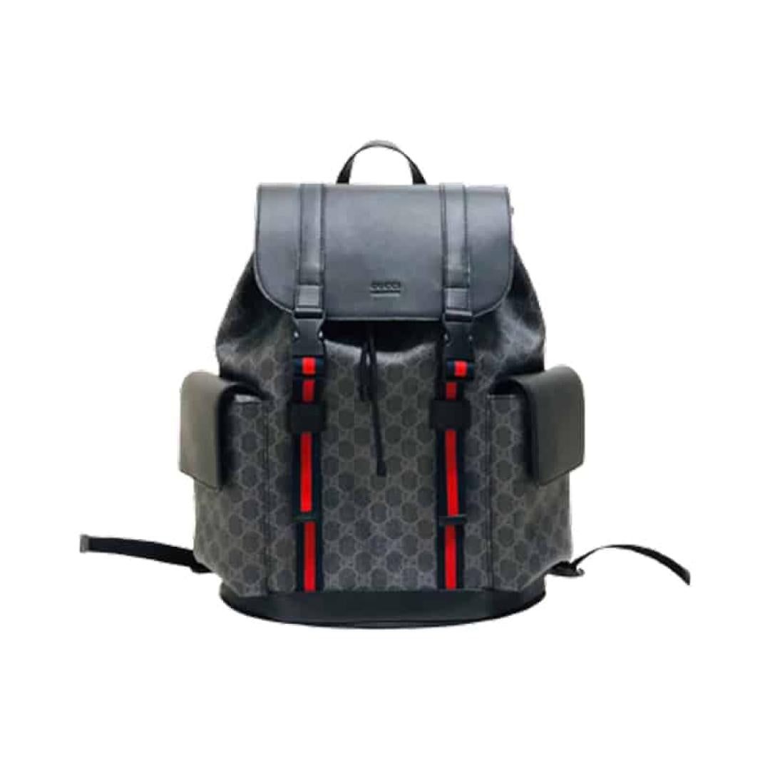 GUCCI CANVAS GG BACKPACK IN BLACK FOR MEN