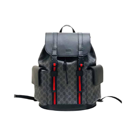 GUCCI CANVAS GG BACKPACK IN BLACK FOR MEN