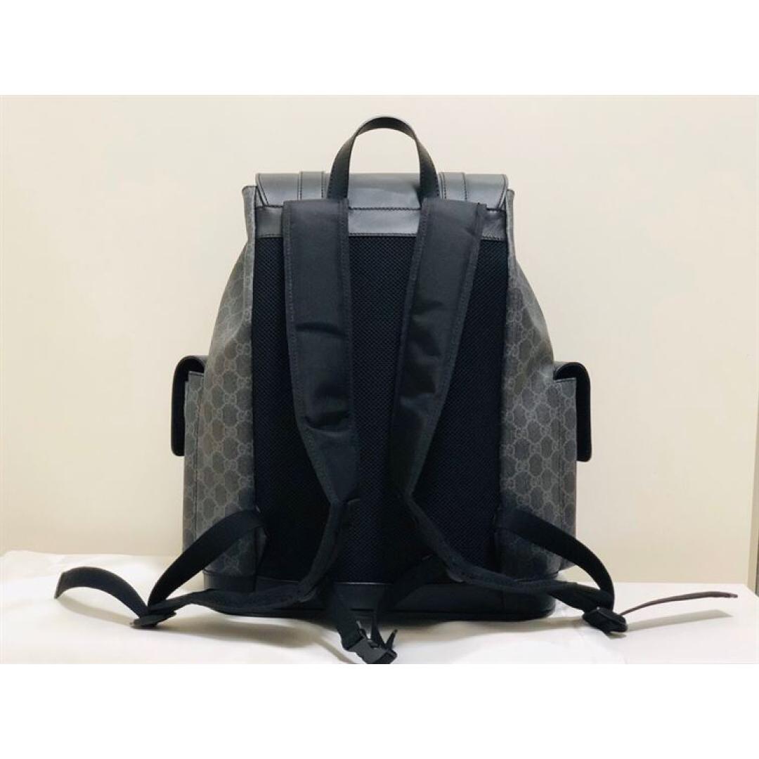 GUCCI CANVAS GG BACKPACK IN BLACK FOR MEN