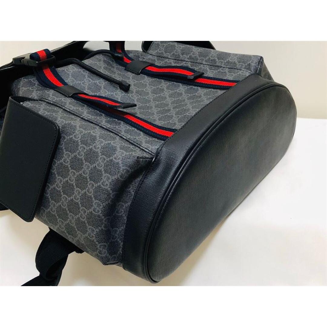 GUCCI CANVAS GG BACKPACK IN BLACK FOR MEN