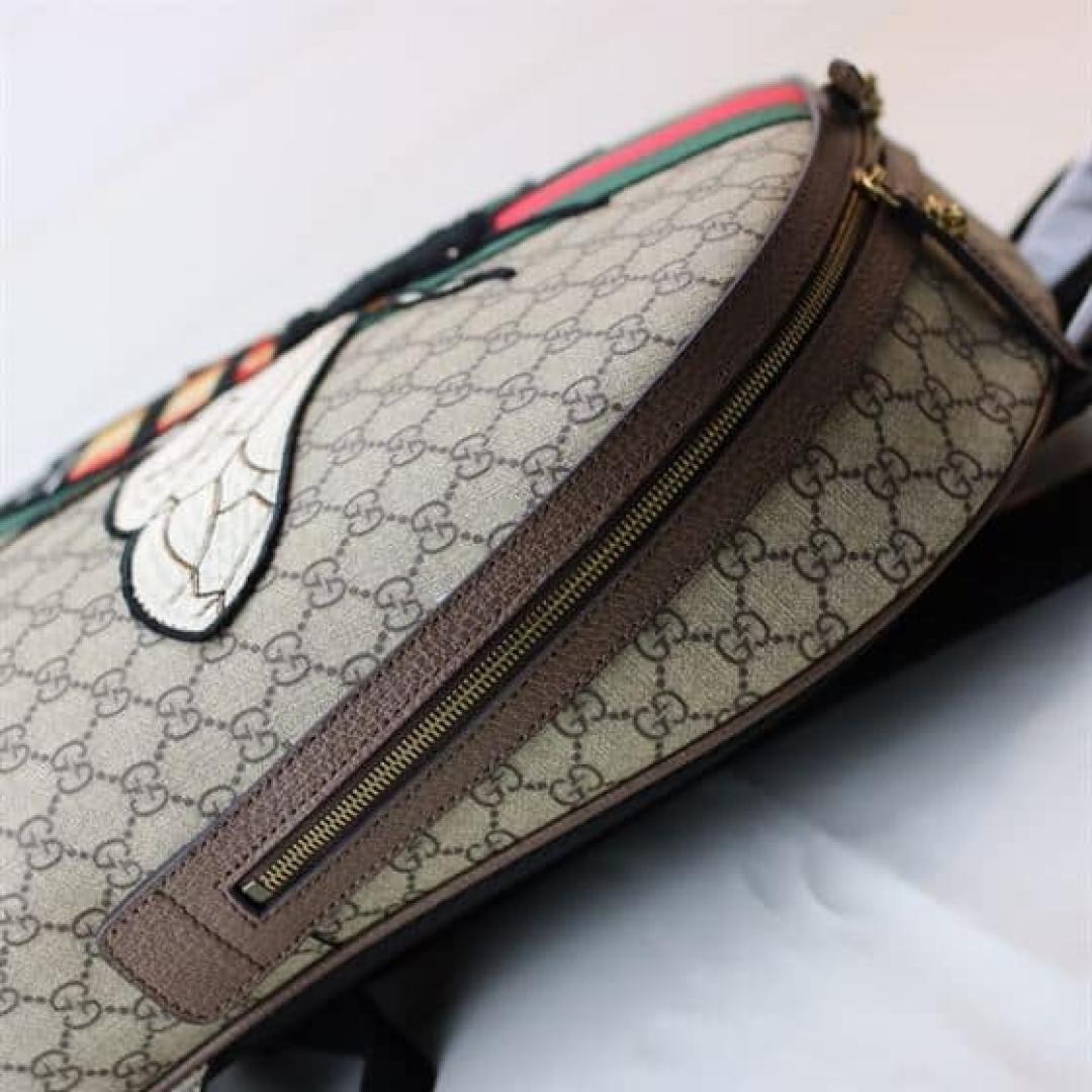 GUCCI GG BACKPACK WITH BEE