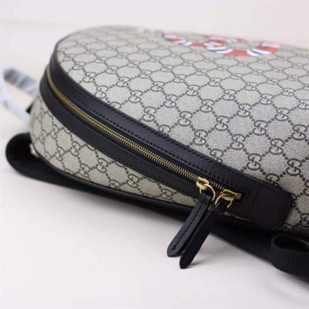 GUCCI GG BACKPACK WITH SNAKE