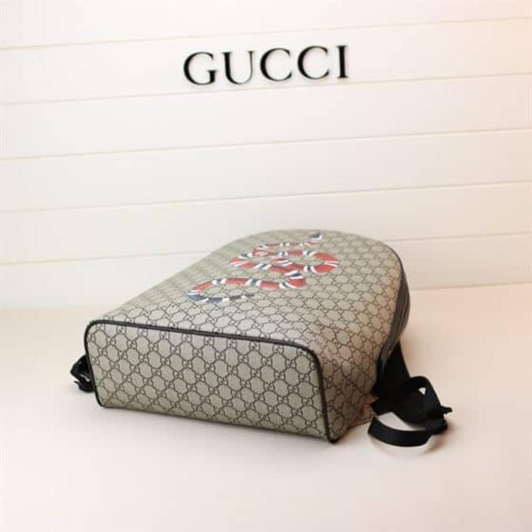 GUCCI GG BACKPACK WITH SNAKE