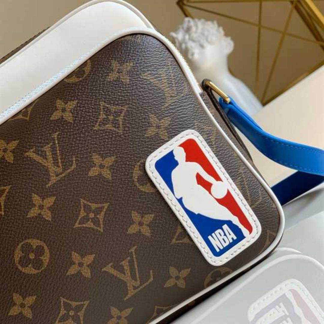 LOUIS VUITTON LV X NBA NIL MESSENGER BAG MONOGRAM CANVAS