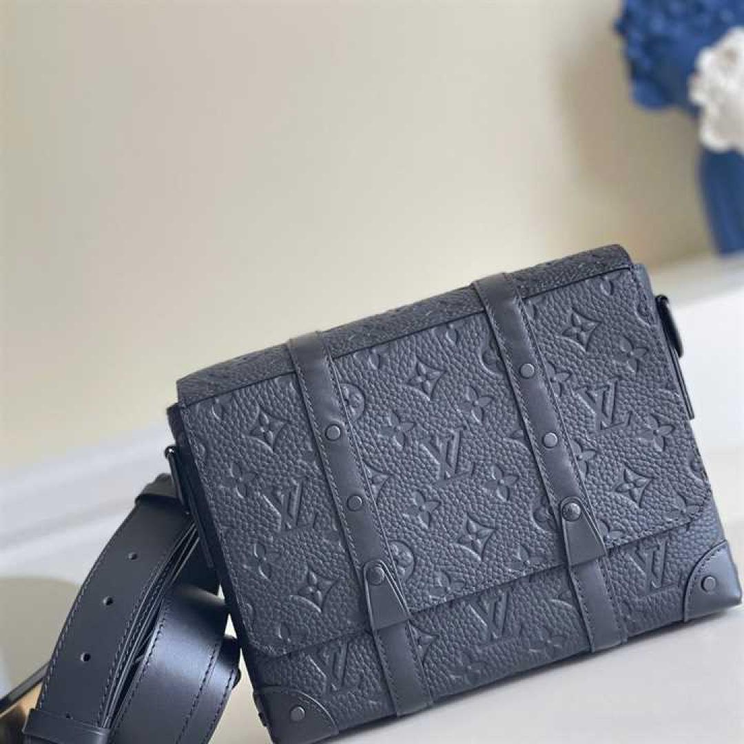 LOUIS VUITTON TRUNK MESSENGER BAG TAURILLON MONOGRAM LEATHER