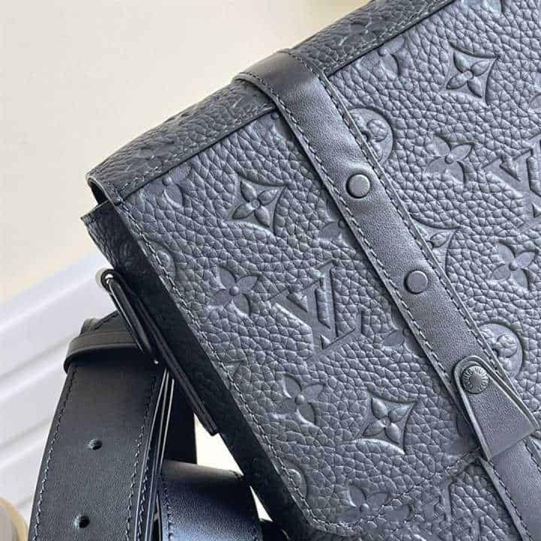 LOUIS VUITTON TRUNK MESSENGER BAG TAURILLON MONOGRAM LEATHER