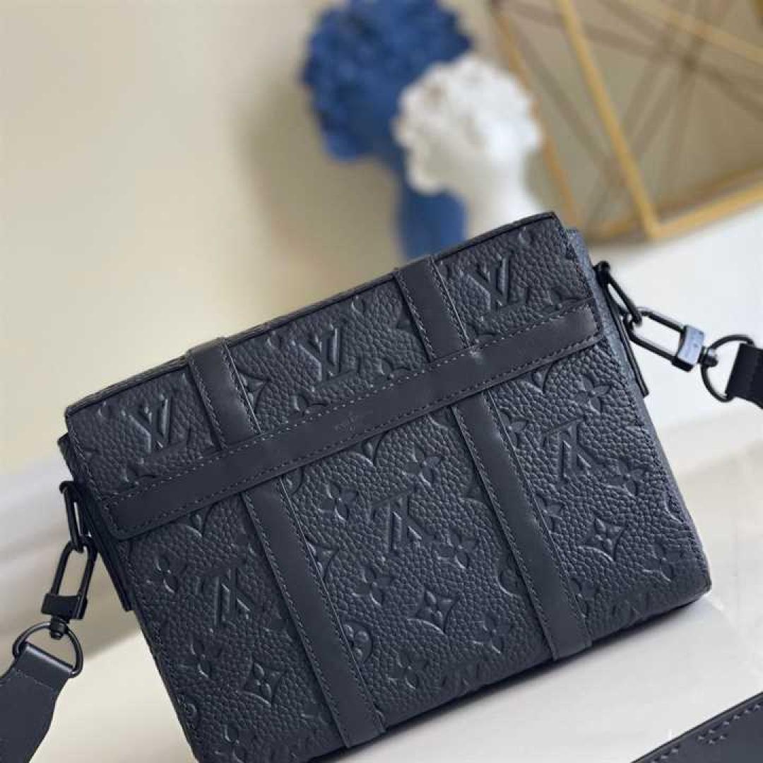LOUIS VUITTON TRUNK MESSENGER BAG TAURILLON MONOGRAM LEATHER