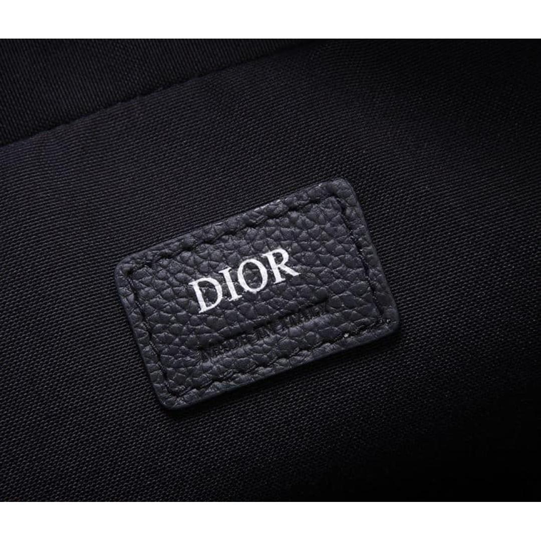 SAFARI MESSENGER BAG BEIGE AND BLACK DIOR OBLIQUE JACQUARD