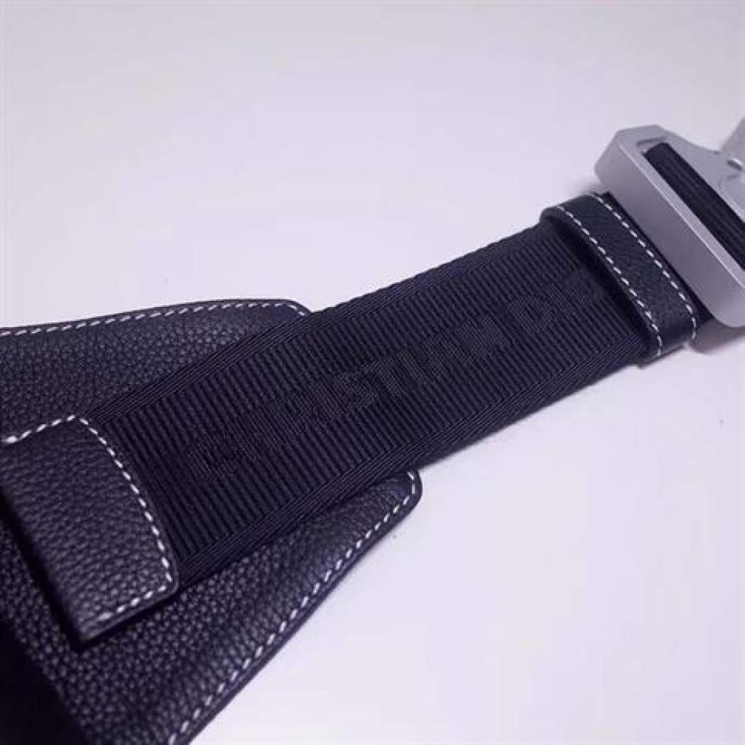 SADDLE BAG NAVY GRAINED CALFSKIN