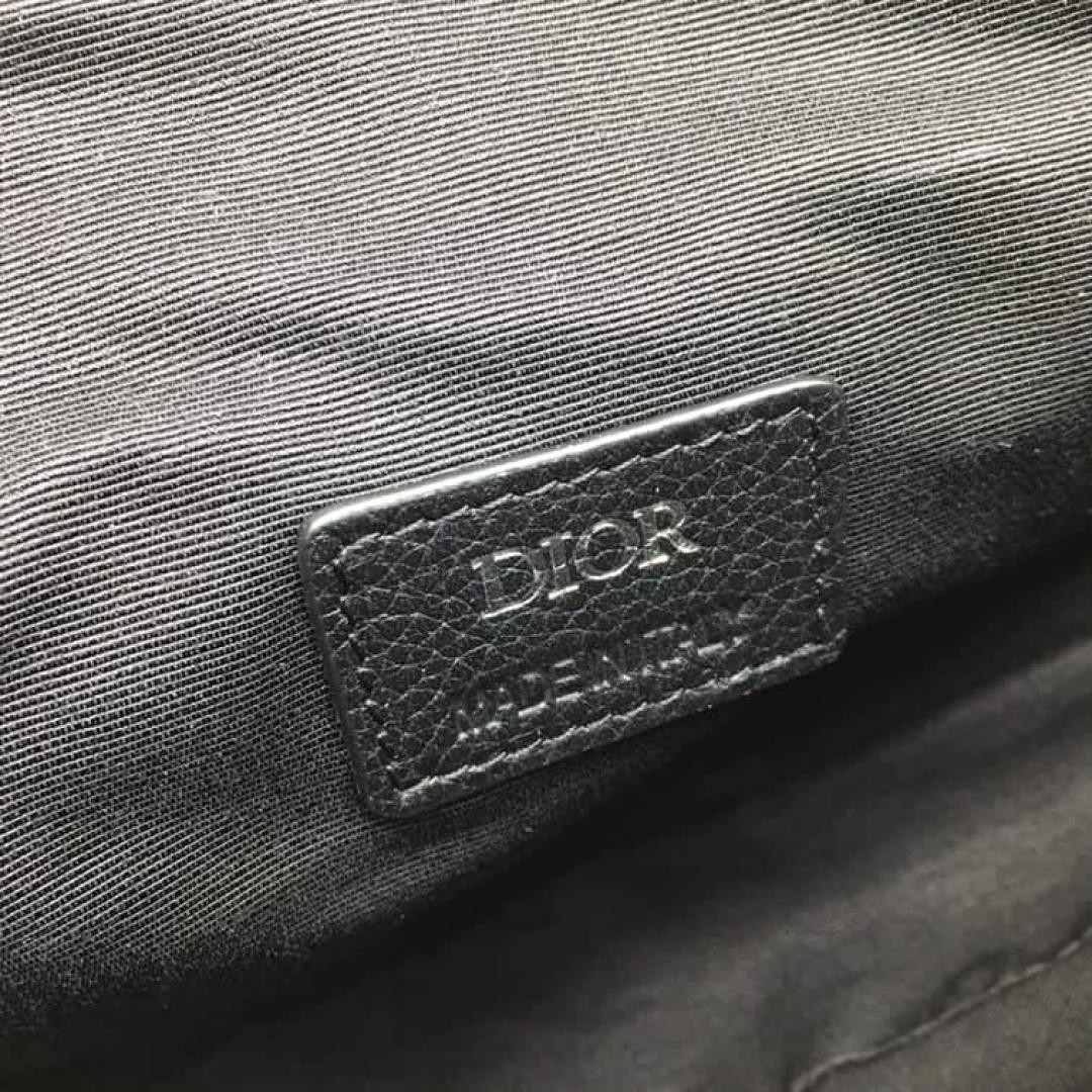 SADDLE BAG BLACK GRAINED CALFSKIN