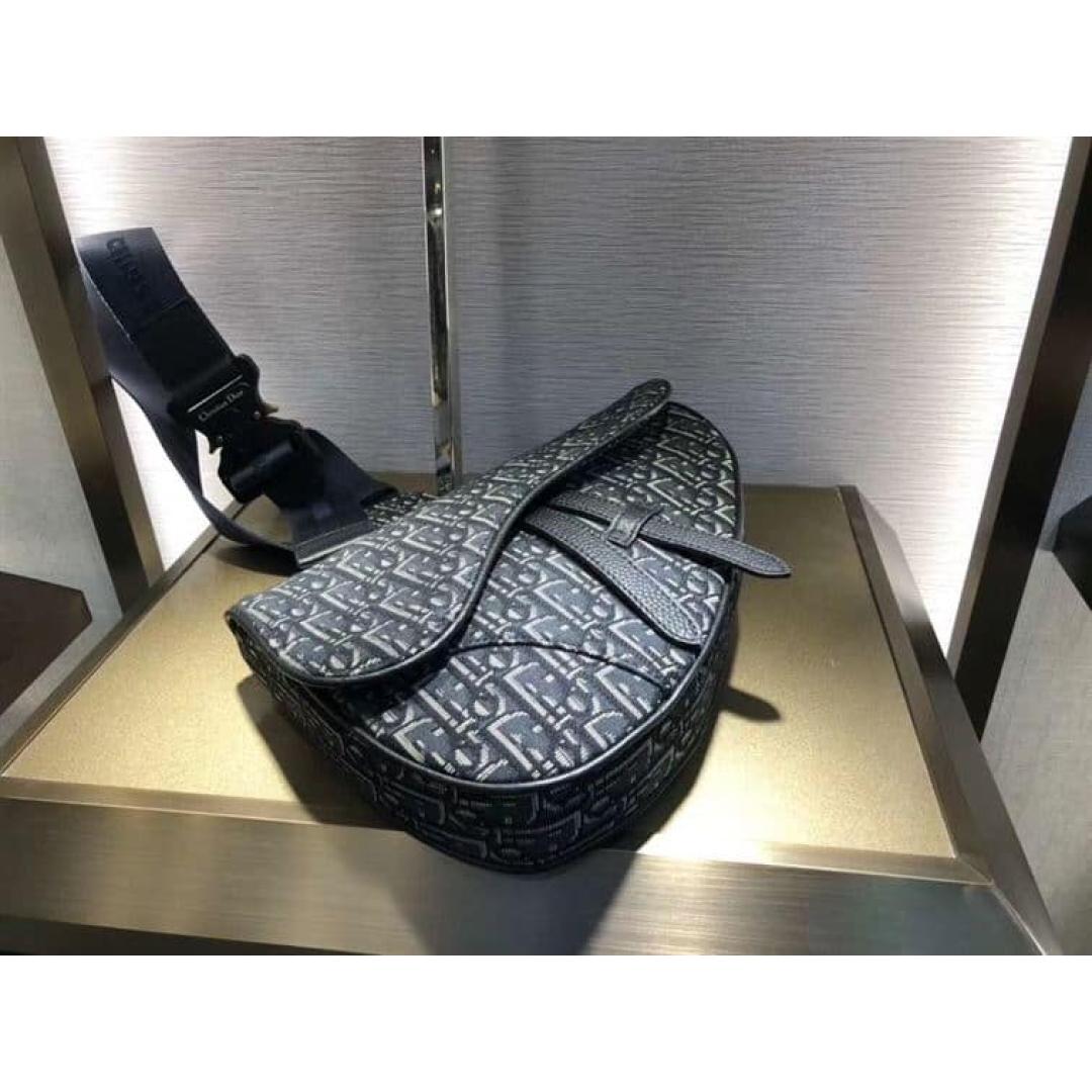 DIOR OBLIQUE KASURI JACQUARD BLUE