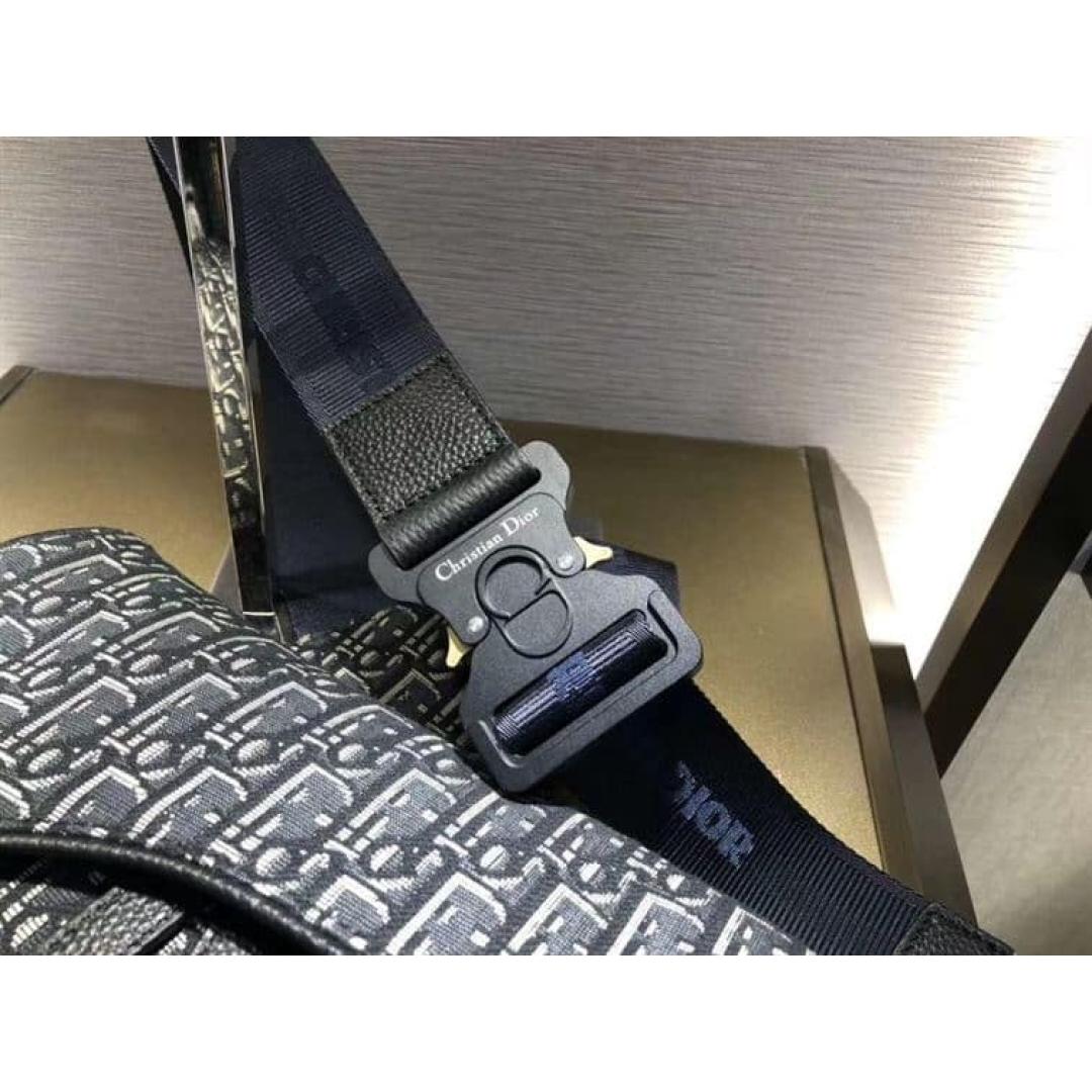 DIOR OBLIQUE KASURI JACQUARD BLUE