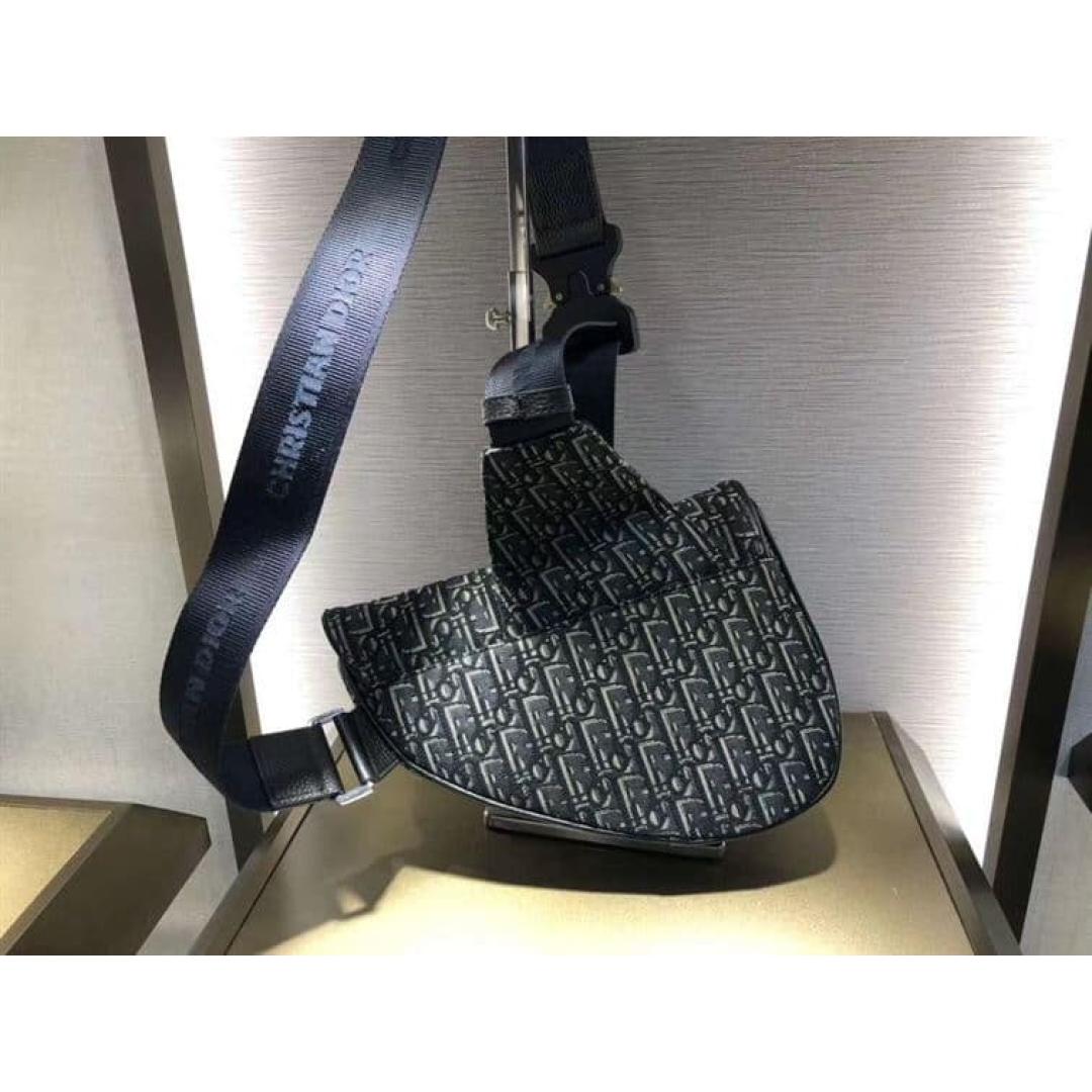 DIOR OBLIQUE KASURI JACQUARD BLUE