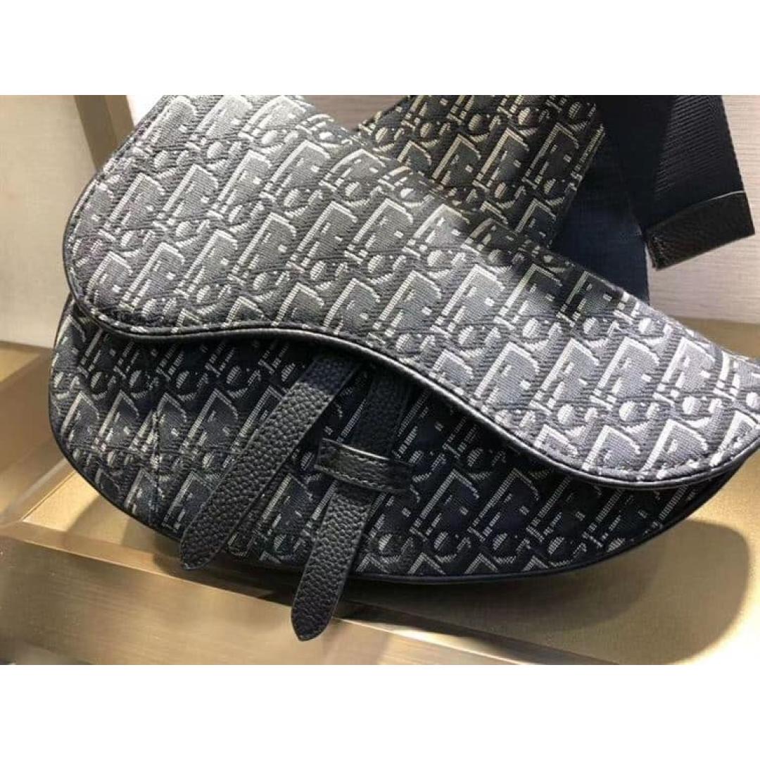 DIOR OBLIQUE KASURI JACQUARD BLUE