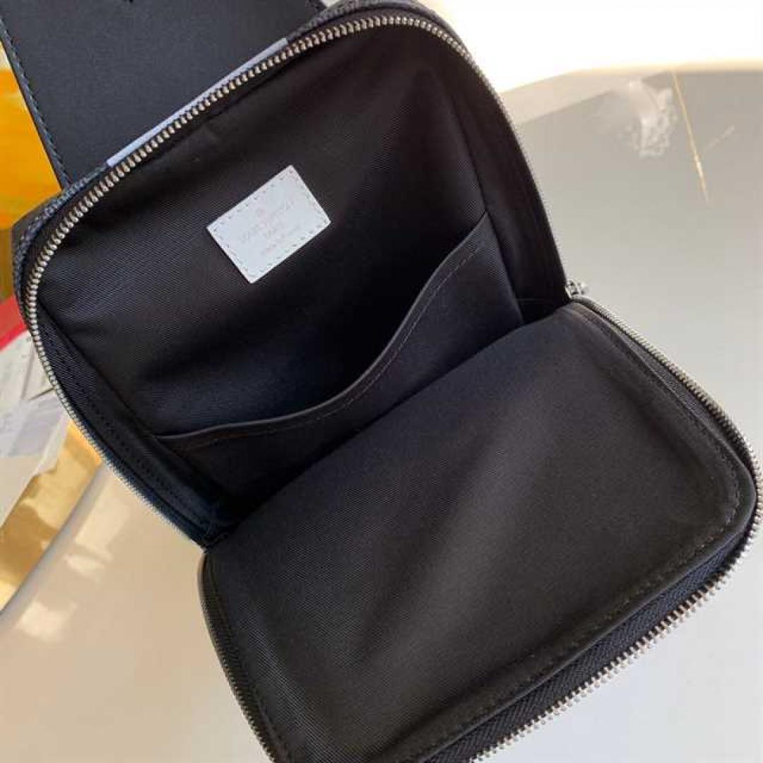 LOUIS VUITTON AVENUE SLING BAG WHITE DAMIER GRAPHITE GIANT