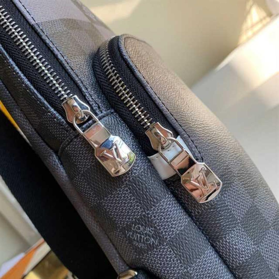 LOUIS VUITTON AVENUE SLING BAG WHITE DAMIER GRAPHITE GIANT