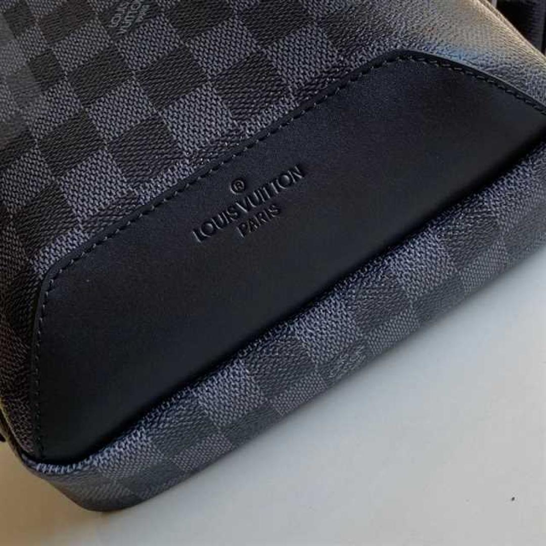 LOUIS VUITTON AVENUE SLING BAG WHITE DAMIER GRAPHITE GIANT
