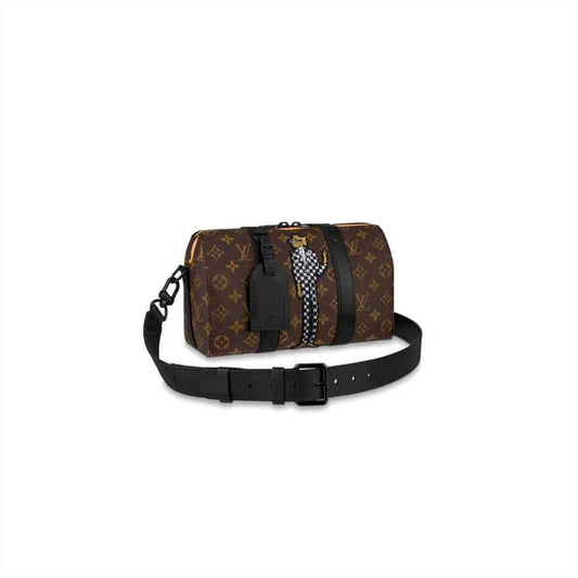 LOUIS VUITTON CITY KEEPALL MONOGRAM CANVAS OTHER IN BROWN