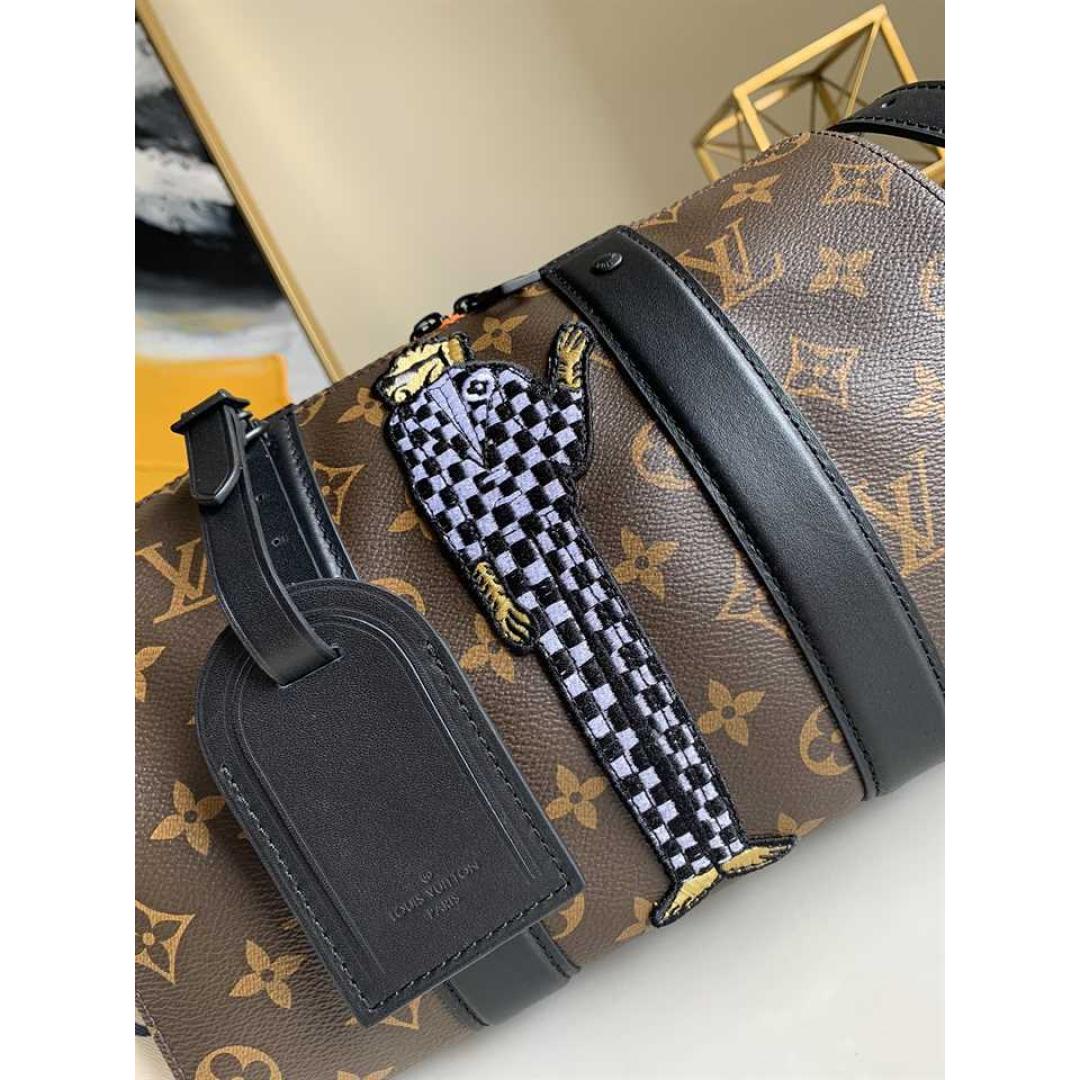 LOUIS VUITTON CITY KEEPALL MONOGRAM CANVAS OTHER IN BROWN